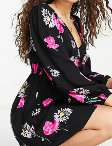 Rochie scurta PETITES MISS SELFRIDGE, negru Negru