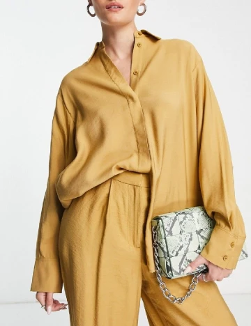 Camasa Oversize ASOS, maro