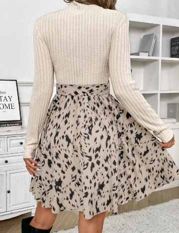 Rochie scurta SHEIN, bej Crem