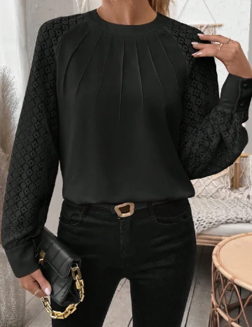 Bluza SHEIN, negru