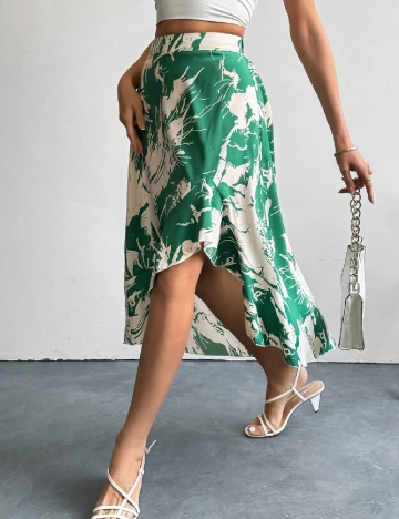 Fusta SHEIN, verde Verde