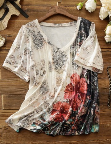 
						Tricou SHEIN CURVE, mix culori