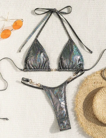 Costum de baie SHEIN, gri