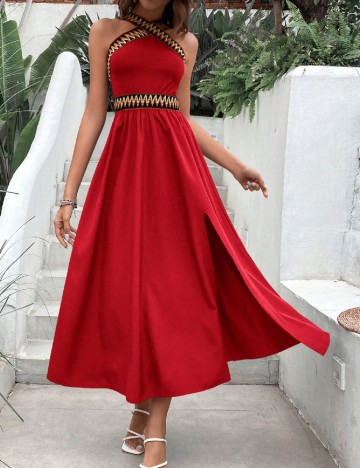 
						Rochie lunga SHEIN, rosu