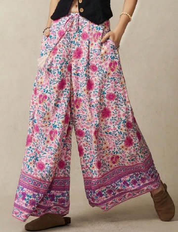 Pantaloni SHEIN, floral Floral print