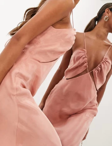 Rochie lunga ASOS, roz