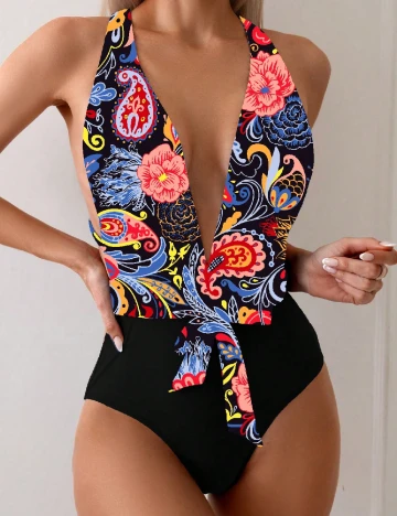 Costum de baie SHEIN, mix culori