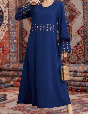 Rochie medie SHEIN, bleumarin