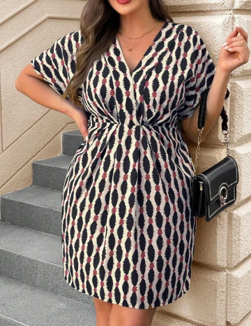 Rochie scurta SHEIN CURVE, mix culori