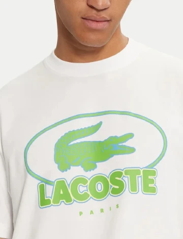 Tricou Lacoste, alb