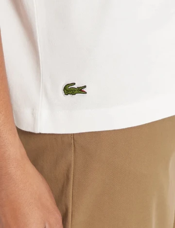 Tricou Lacoste, alb