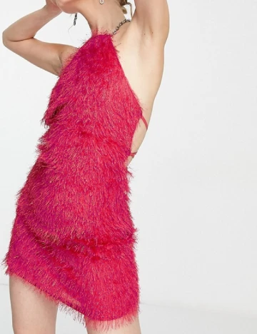 Rochie scurta AmyLynn, roz