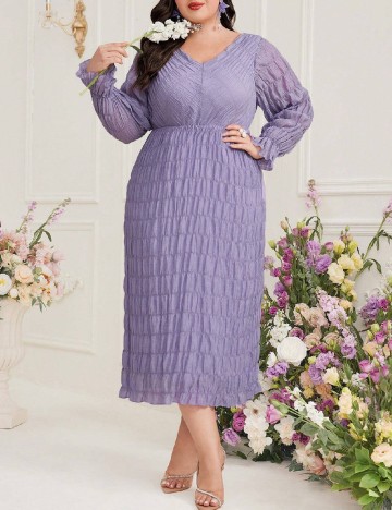 
						Rochie lunga SHEIN CURVE, mov