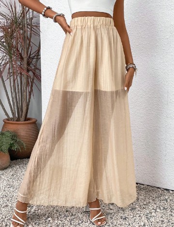 
						Pantaloni SHEIN, crem