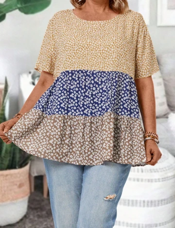 Bluza Emery Rose Curve, floral print