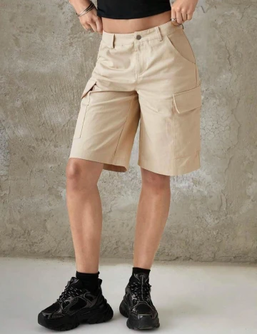 Pantaloni scurti SHEIN, crem Crem