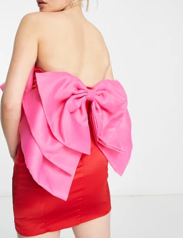 Rochie scurta AmyLynn, rosu