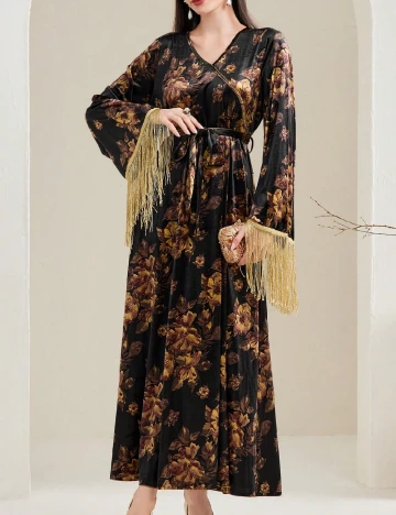 Rochie lunga SHEIN, maro Maro