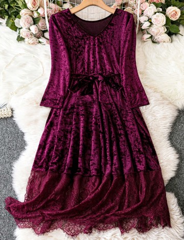 
						Rochie lunga SHEIN CURVE, mov
