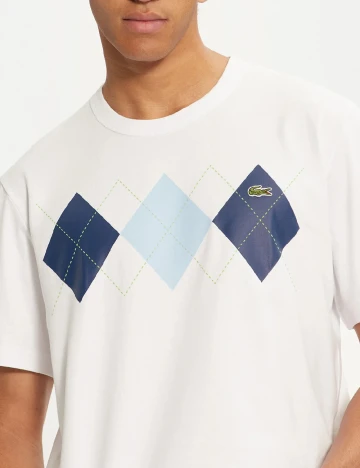 Tricou Lacoste, alb