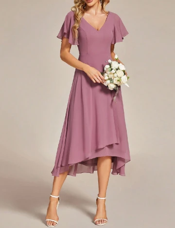 Rochie medie Ever-Pretty, mov Mov