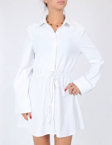 Rochie scurta ASOS, alb Alb