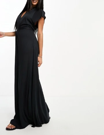 Rochie lunga French Connection, negru