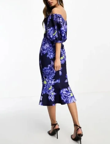 Rochie medie True Violet, albastru