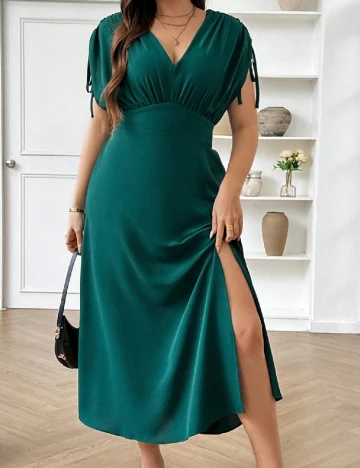 Rochie lunga SHEIN CURVE, verde