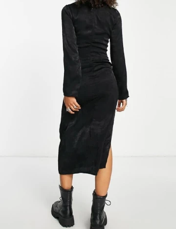 Rochie medie Violet Romance, negru Negru