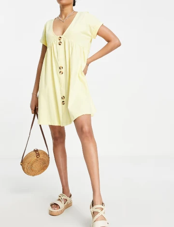 Rochie scurta ASOS, galben
