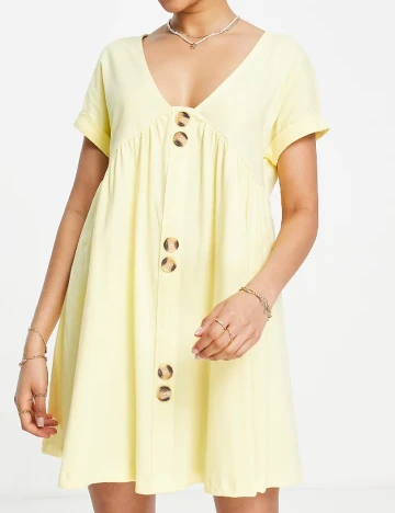 Rochie scurta ASOS, galben