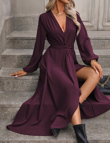 
						Rochie lunga SHEIN, pruna