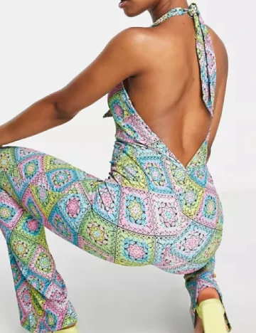 Salopeta Miss Selfridge, mix culori