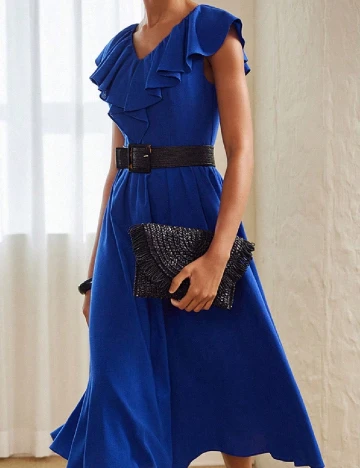 Rochie medie MOTF, albastru