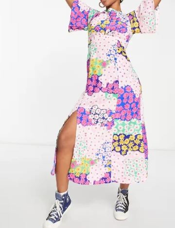 Rochie medie Influence, floral print Floral print