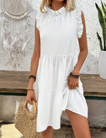 
						Rochie scurta SHEIN, alb