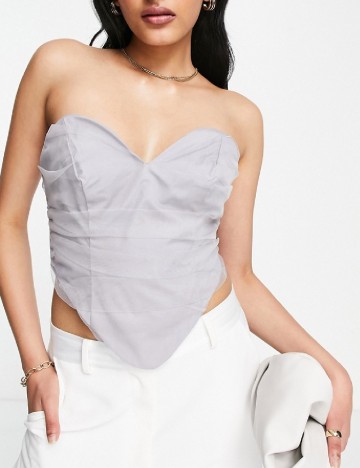 
						Top ASOS, gri