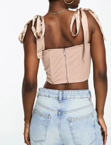 Top LACE & BEADS, crem Crem