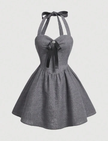 Rochie scurta SHEIN, gri Gri
