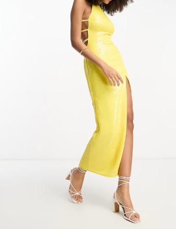 
						Rochie lunga ASOS, galben