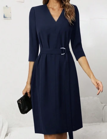 Rochie scurta Homeyee, bleumarin Albastru