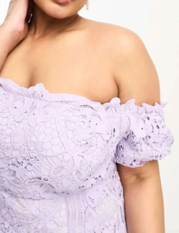 Rochie lunga ASOS Curve, mov Mov