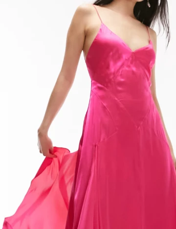 Rochie lunga Top Shop, roz Roz