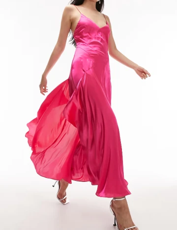 Rochie lunga Top Shop, roz Roz