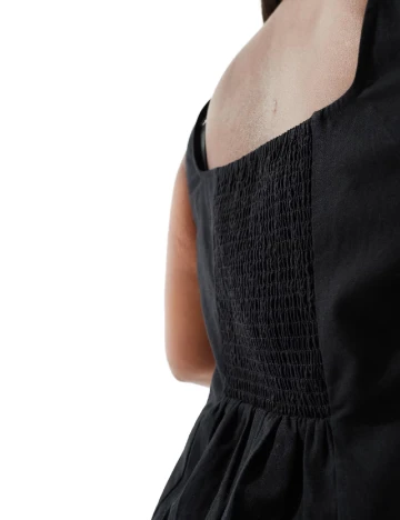 Rochie lunga ASOS Curve, negru Negru
