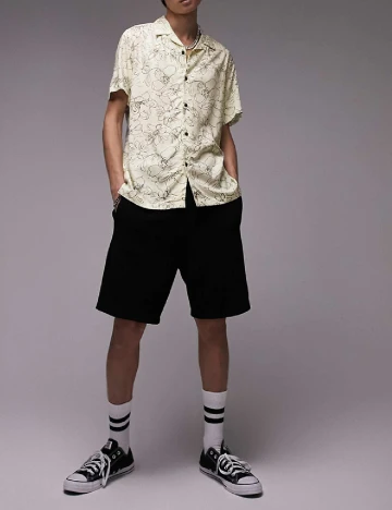 Camasa Topman, crem Crem