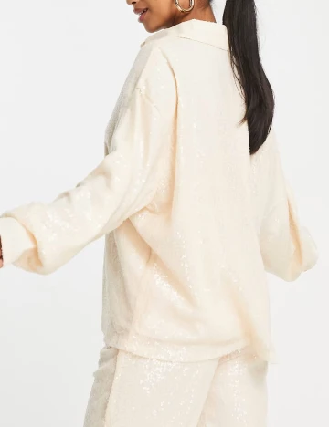 Camasa Oversize IN THE STYLE, crem Crem