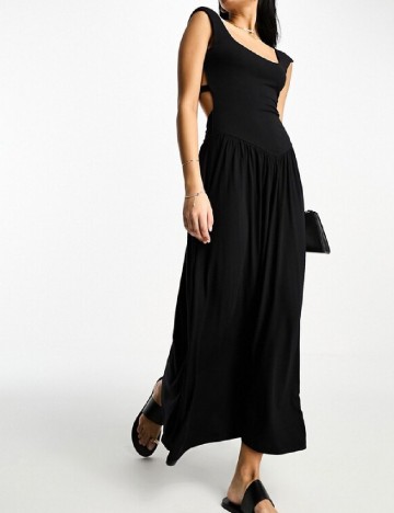 
						Rochie lunga ASOS, negru