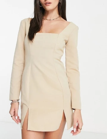 Rochie scurta ASOS, crem
